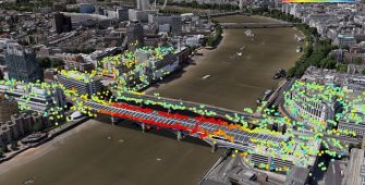 London Bridge InSAR image