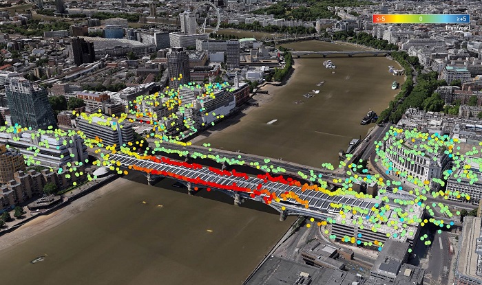London Bridge InSAR image