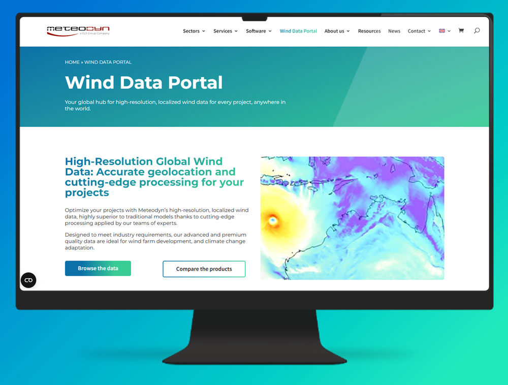 wind data portal meteodyn